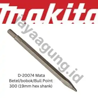 BULL POINT MAKITA 300 (19MM HEX.SHANK) D-20074**