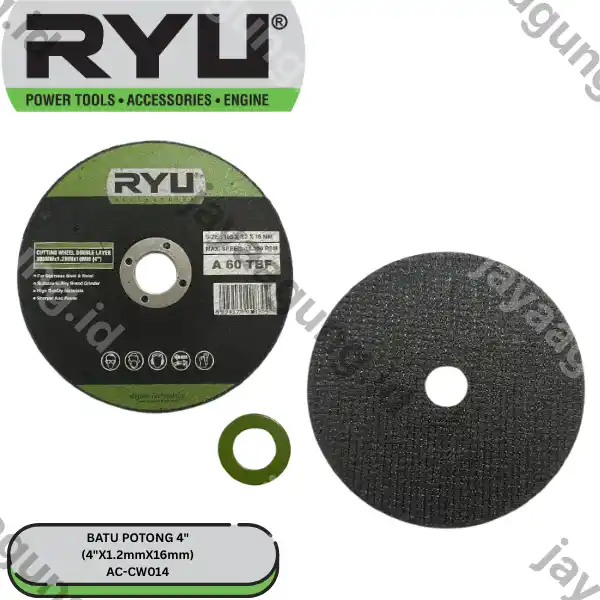 BATU POTONG RYU 4"X1.2MMX16MM AC-CW014
