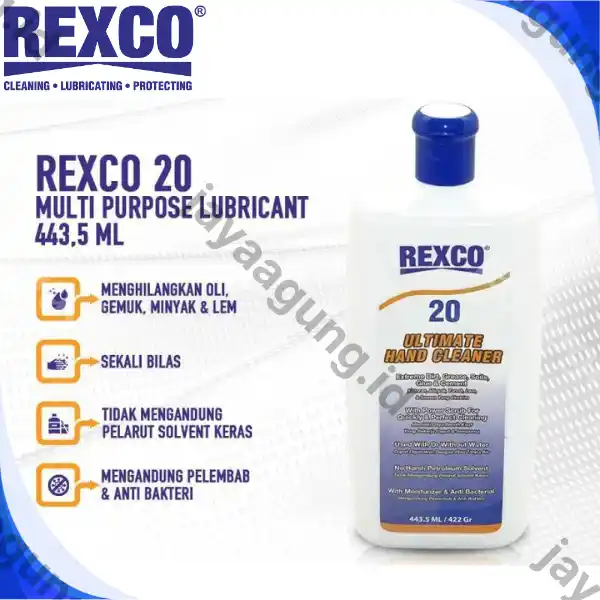 REXCO 20 ULTIMATE HAND CLEANER 443.5ML