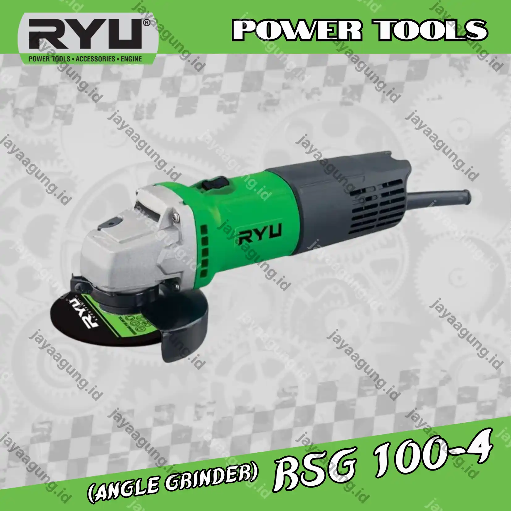 GERINDA RYU 4" RSG 100-4-PR02 W/ACCESSORIES