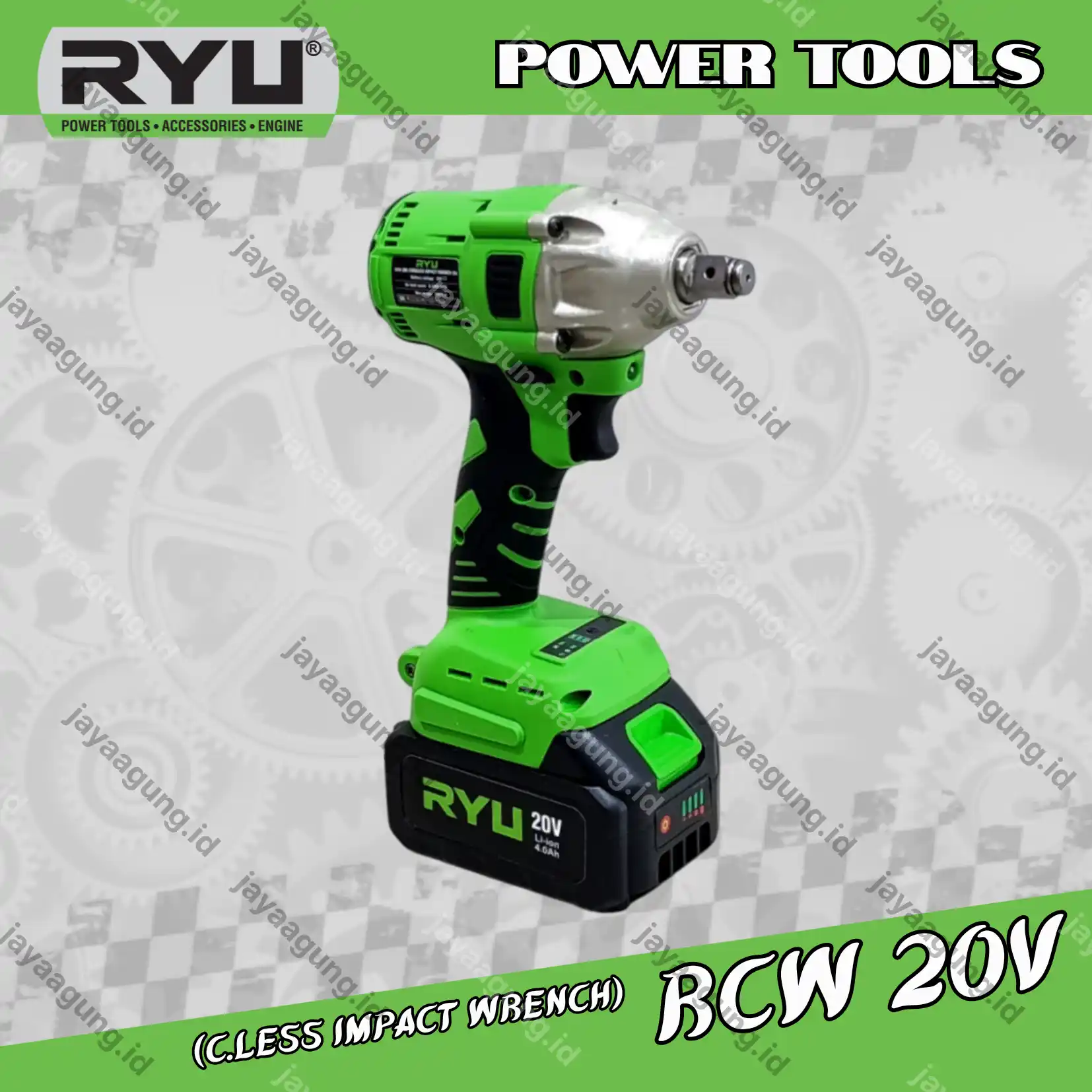 C.LESS IMPACT WRENCH RYU RCW 20 V