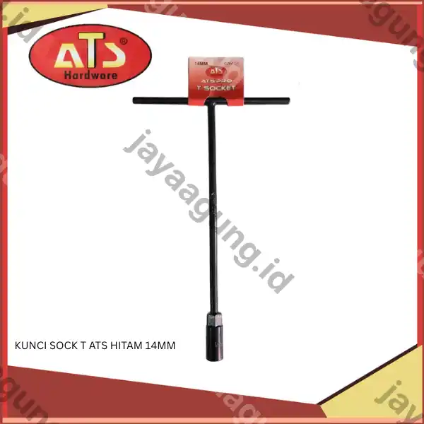 KUNCI SOCK T ATS HITAM 14MM
