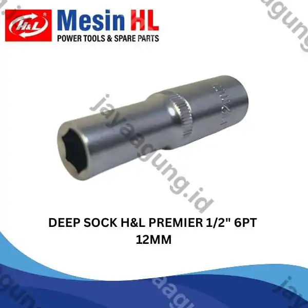 DEEP SOCK H&L PREMIER 1/2" 6PT 12MM (HHTS0035)