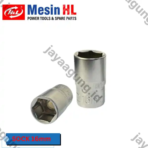 SOCK DR 1/2" H&L PREMIER 6PT 16MM (HHTS0015)