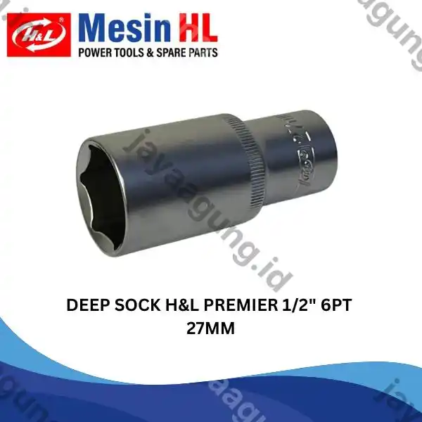 DEEP SOCK H&L PREMIER 1/2" 6PT 27MM (HHTS0050)