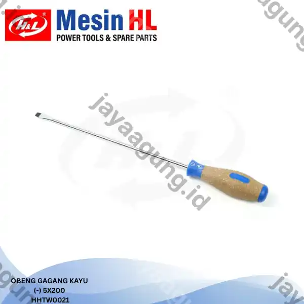 OBENG GAGANG KAYU H&L 5X200(-) HHTW0021