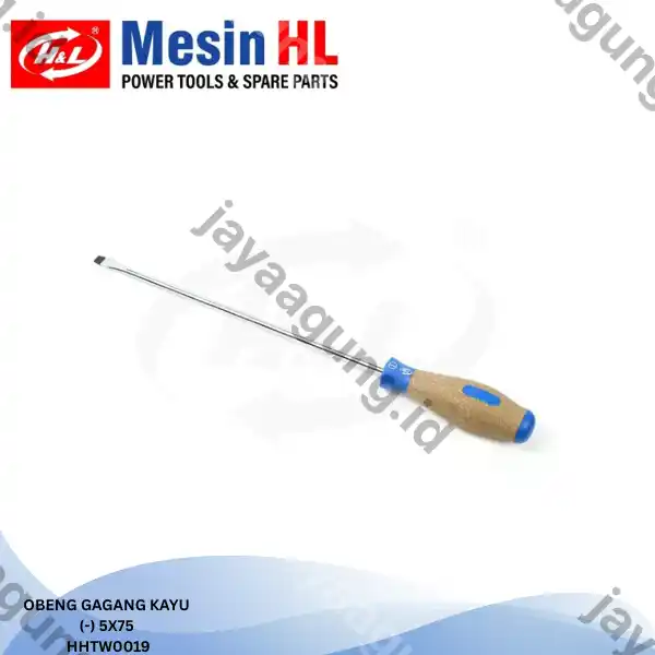 OBENG GAGANG KAYU H&L 5X75(-) HHTW0019