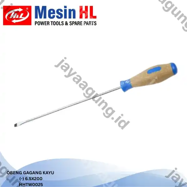 OBENG GAGANG KAYU H&L 6.5X200(-) HHTW0025
