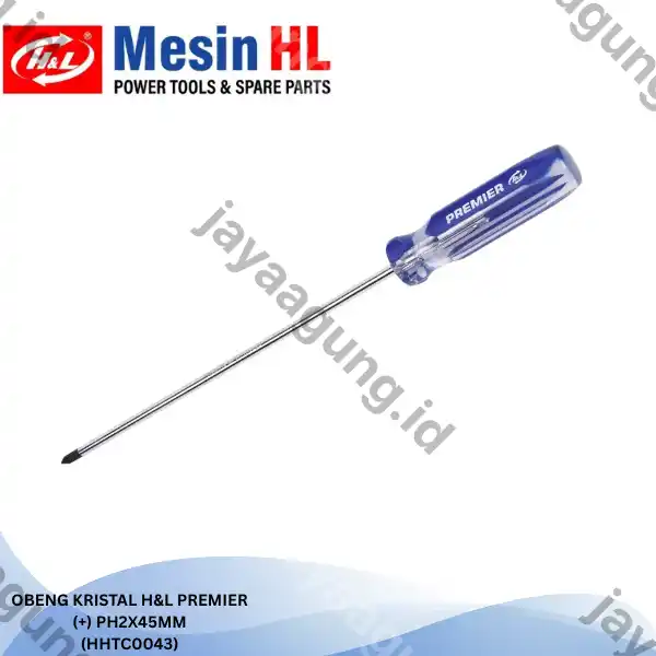 OBENG KRISTAL H&L PREMIER (+)PH2X45MM (HHTC0043)
