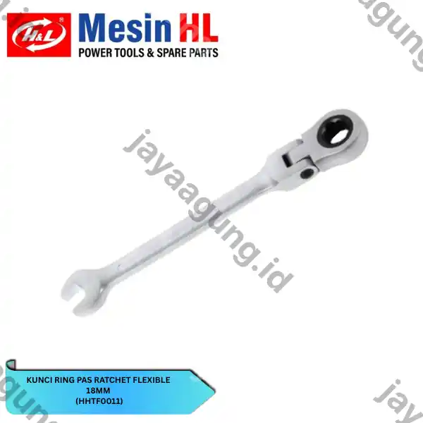 KUNCI RING PAS RATCHET FLEX H&L 18MM (HHTF0011)