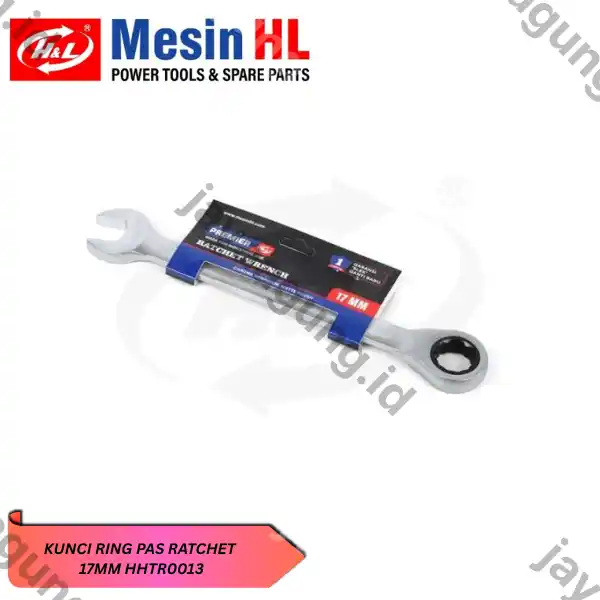 KUNCI RING PAS RATCHET H&L 17MM HHTR0013