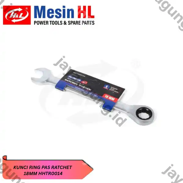 KUNCI RING PAS RATCHET H&L 18MM HHTR0014