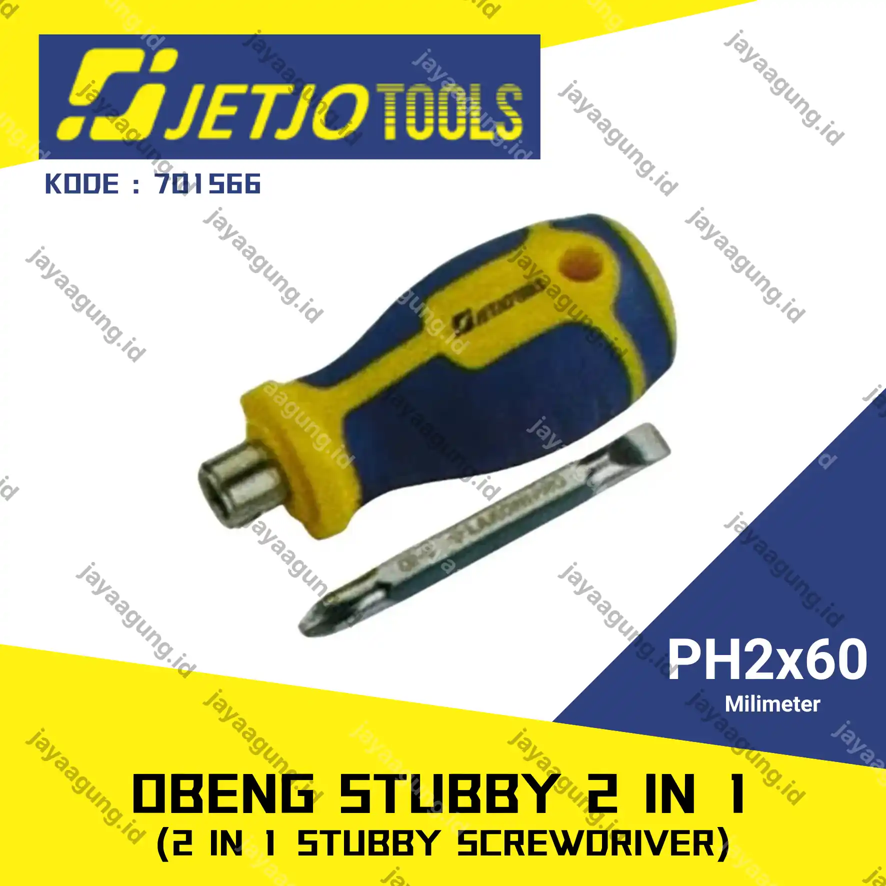OBENG STUBBY JETJO 2IN1 701566