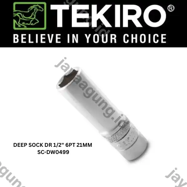 DEEP SOCK TEKIRO DR 1/2" 6PT 21MM SC-DW0499