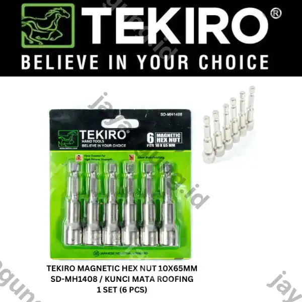 MAGNETIC HEX NUT TEKIRO 10X65MM SD-MH1408