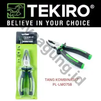 TANG KOMBINASI TEKIRO 7" HITAM PL-LM0758