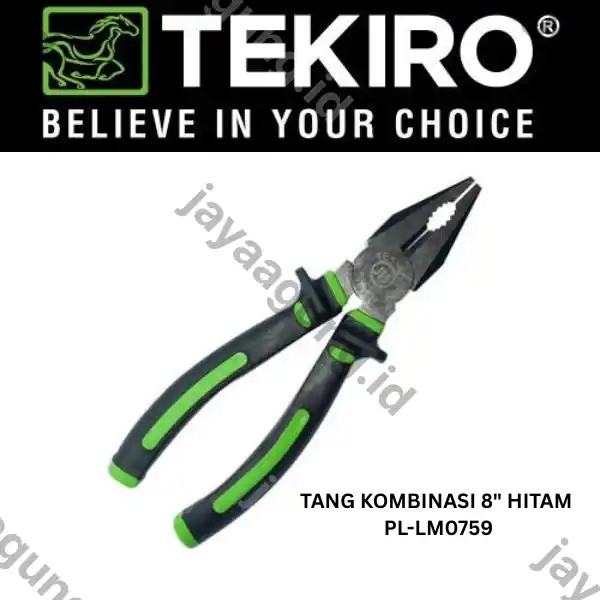 TANG KOMBINASI TEKIRO 8" HITAM PL-LM0759