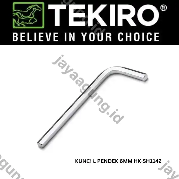 KUNCI L PENDEK TEKIRO 6MM HK-SH1142