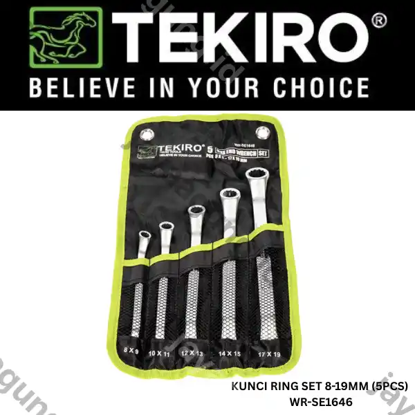 KUNCI RING SET TEKIRO 8-19MM (5PCS) WR-SE1646