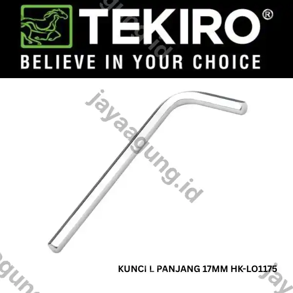 KUNCI L PANJANG TEKIRO 17MM HK-LO1175