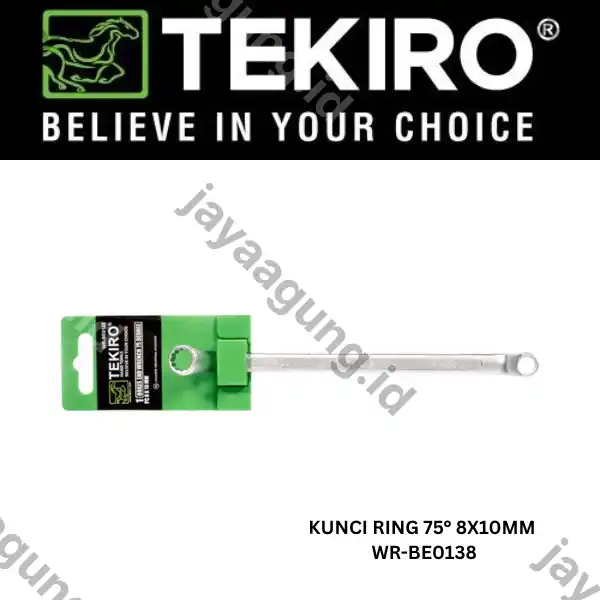 KUNCI RING 75° TEKIRO 8X10MM WR-BE0138