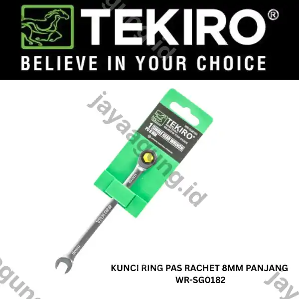 KUNCI RING PAS RACHET TEKIRO 8MM PANJANG WR-SG0182