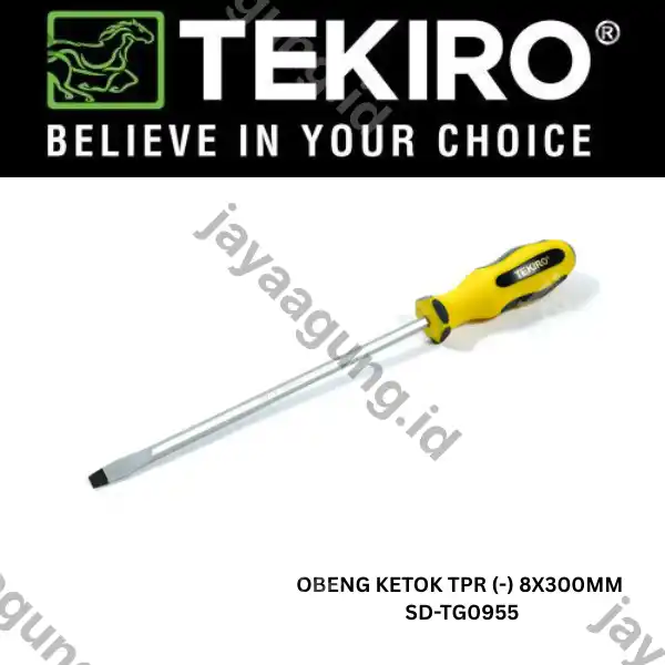 OBENG KETOK TPR TEKIRO (-) 8X300MM SD-TG0955