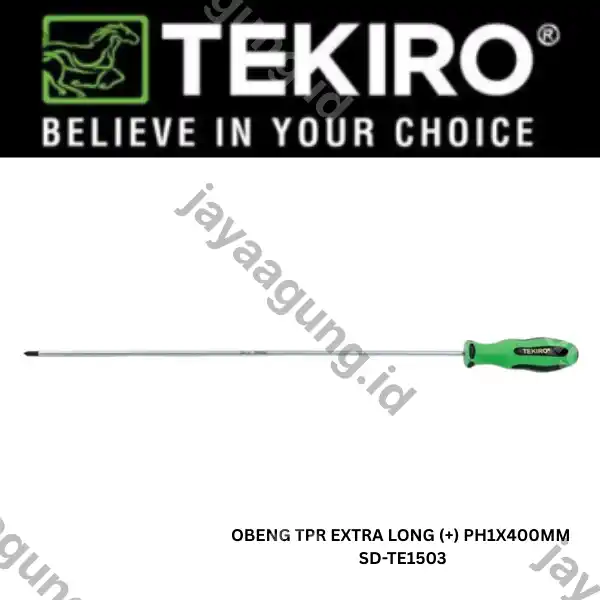 OBENG TPR EXTRA LONG TEKIRO PH1X400MM (+) SD-TE1503