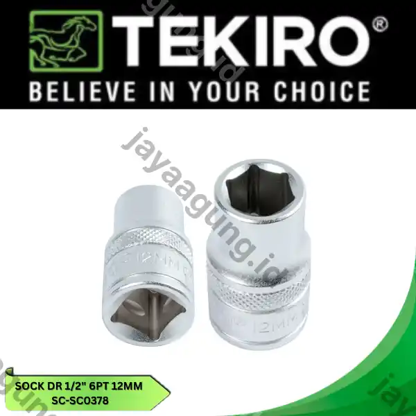 SOCK DR 1/2" TEKIRO 6PT 12MM SC-SC0378