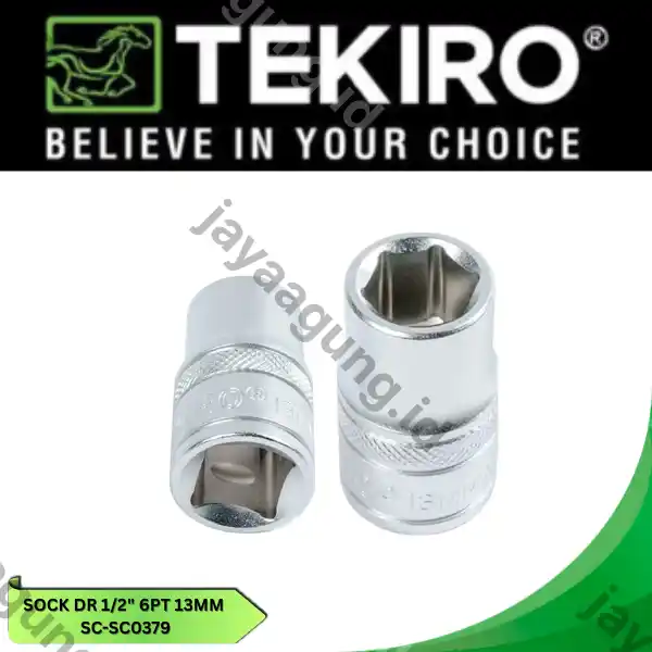 SOCK DR 1/2" TEKIRO 6PT 13MM SC-SC0379