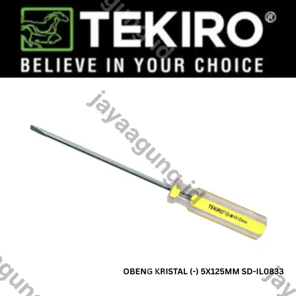 OBENG KRISTAL TEKIRO (-) 5X125MM SD-IL0833