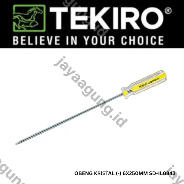 OBENG KRISTAL TEKIRO (-) 6X250MM SD-IL0843