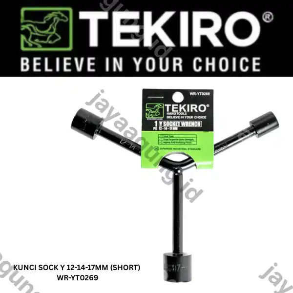 KUNCI SOCK Y TEKIRO 12-14-17MM (SHORT) WR-YT0269