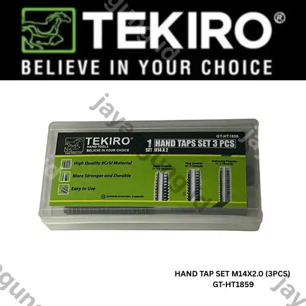 HAND TAP SET TEKIRO M14X2.0 (3PCS) GT-HT1859