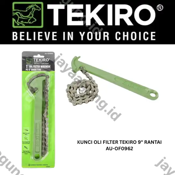 KUNCI OLI FILTER TEKIRO 9" RANTAI AU-OF0962