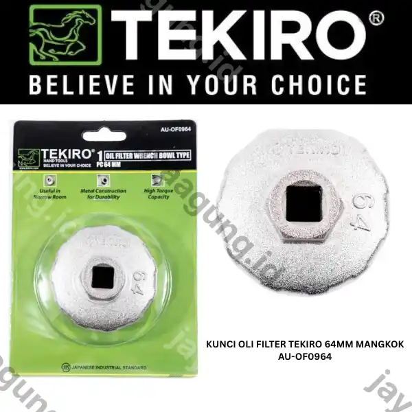 KUNCI OLI FILTER TEKIRO 64MM MANGKOK AU-OF0964