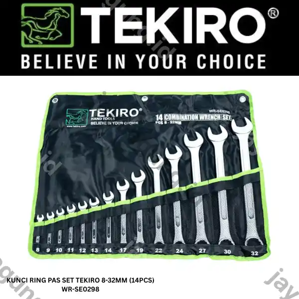 KUNCI RING PAS SET TEKIRO 8-32MM (14PCS) WR-SE0298