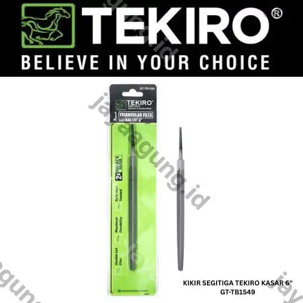 KIKIR SEGITIGA TEKIRO KASAR 6" GT-TB1549