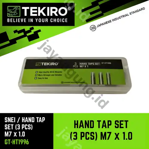 HAND TAP SET TEKIRO M7X1 (3PCS) GT-HT1996
