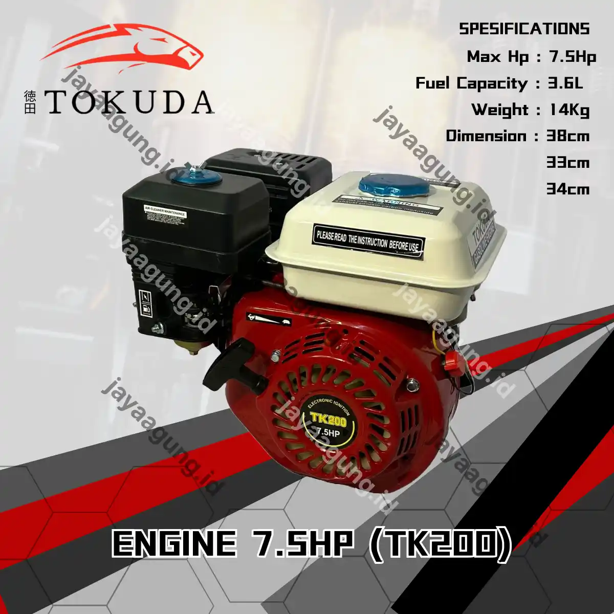 MESIN TOKUDA 168F (TK-200)