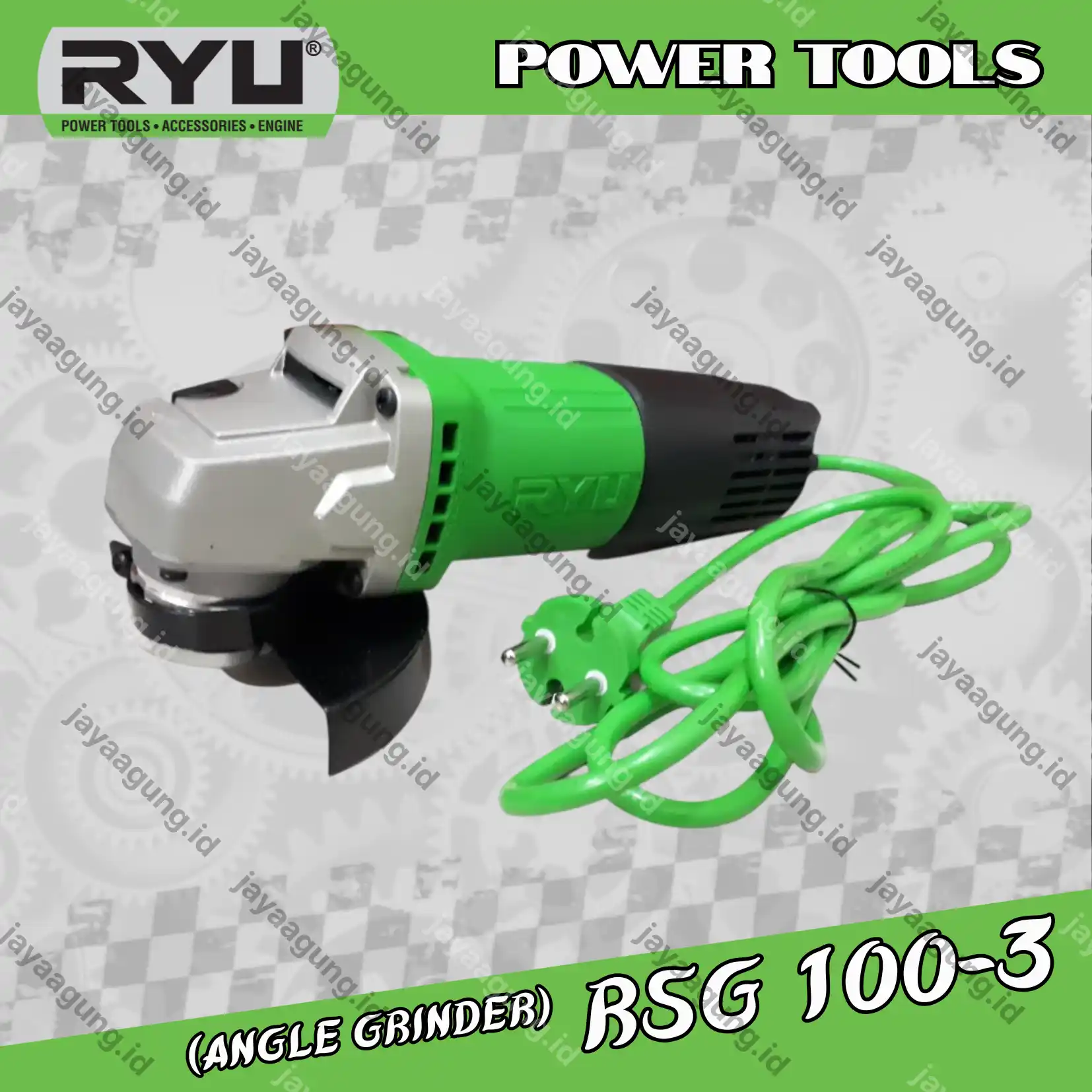 GERINDA RYU 4" RSG 100-3-PR05 W/ACCESSORIES