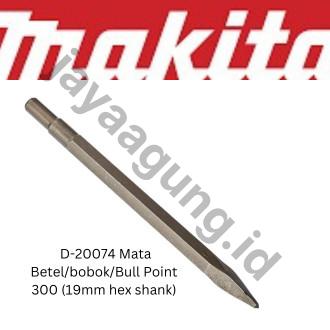 BULL POINT MAKITA 300 (19MM HEX.SHANK) D-20074**