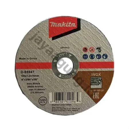 BATU POTONG MAKITA 4"X1X16 A60T (D-65947)