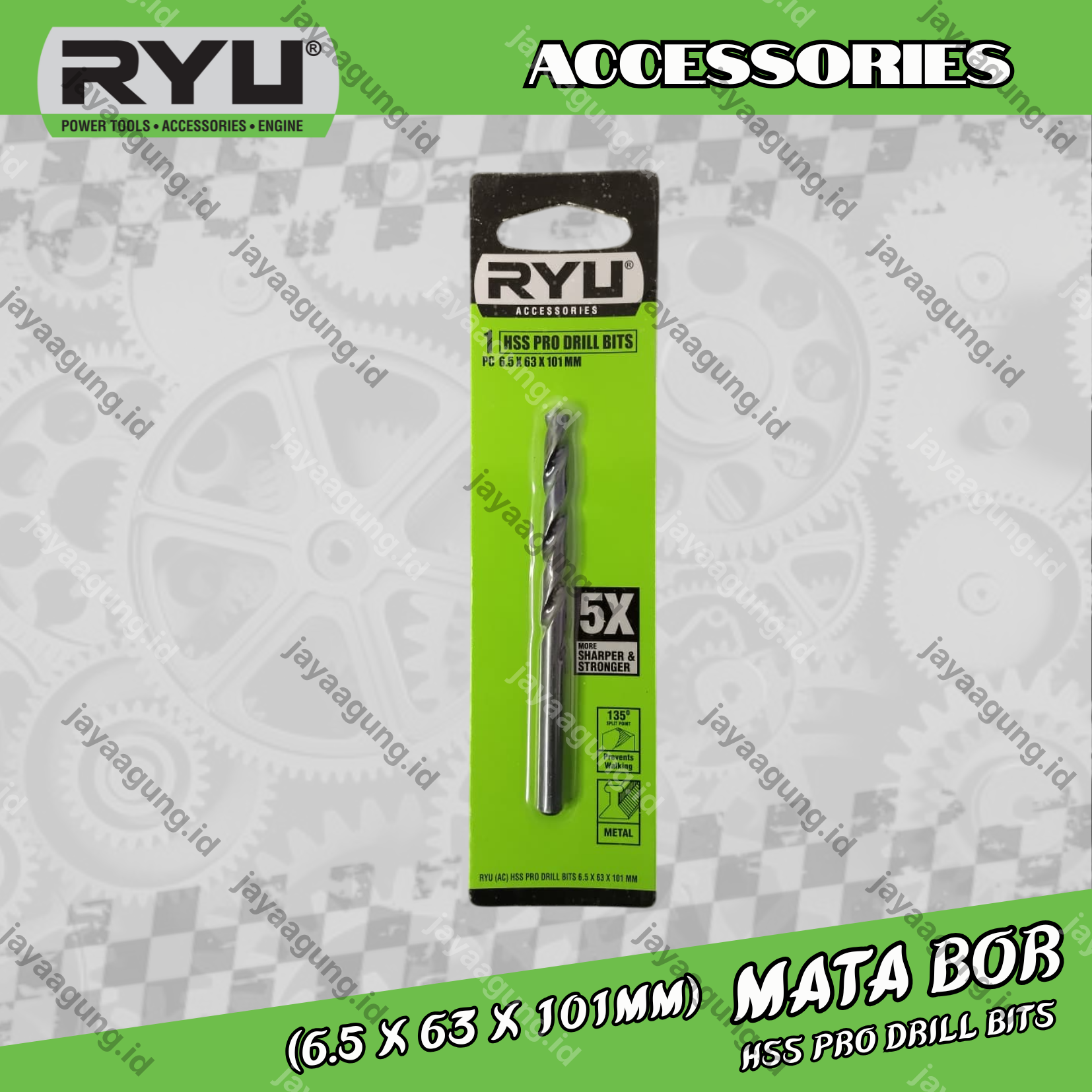 MATA BOR HSS PRO DRILL BITS RYU 6.5X63X101MM AC-DB061