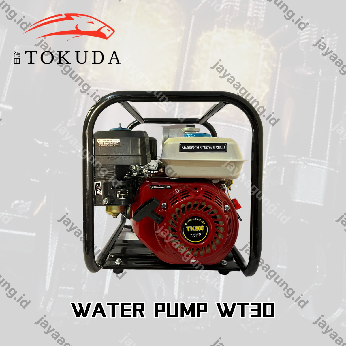 Gambar MESIN+POMPA TOKUDA WP30 (WT-30) ke-4