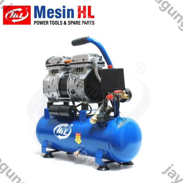 Gambar COMPRESSOR H&L 1 HP 9 LT OILLESS ke-3