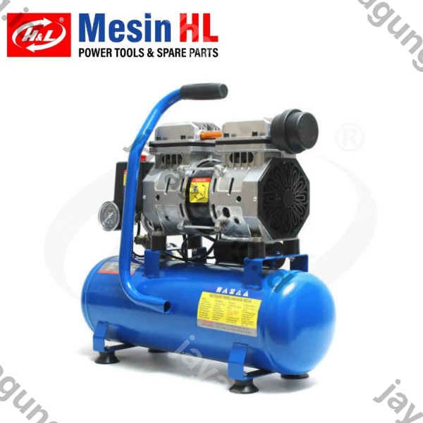 Gambar COMPRESSOR H&L 1 HP 9 LT OILLESS ke-4