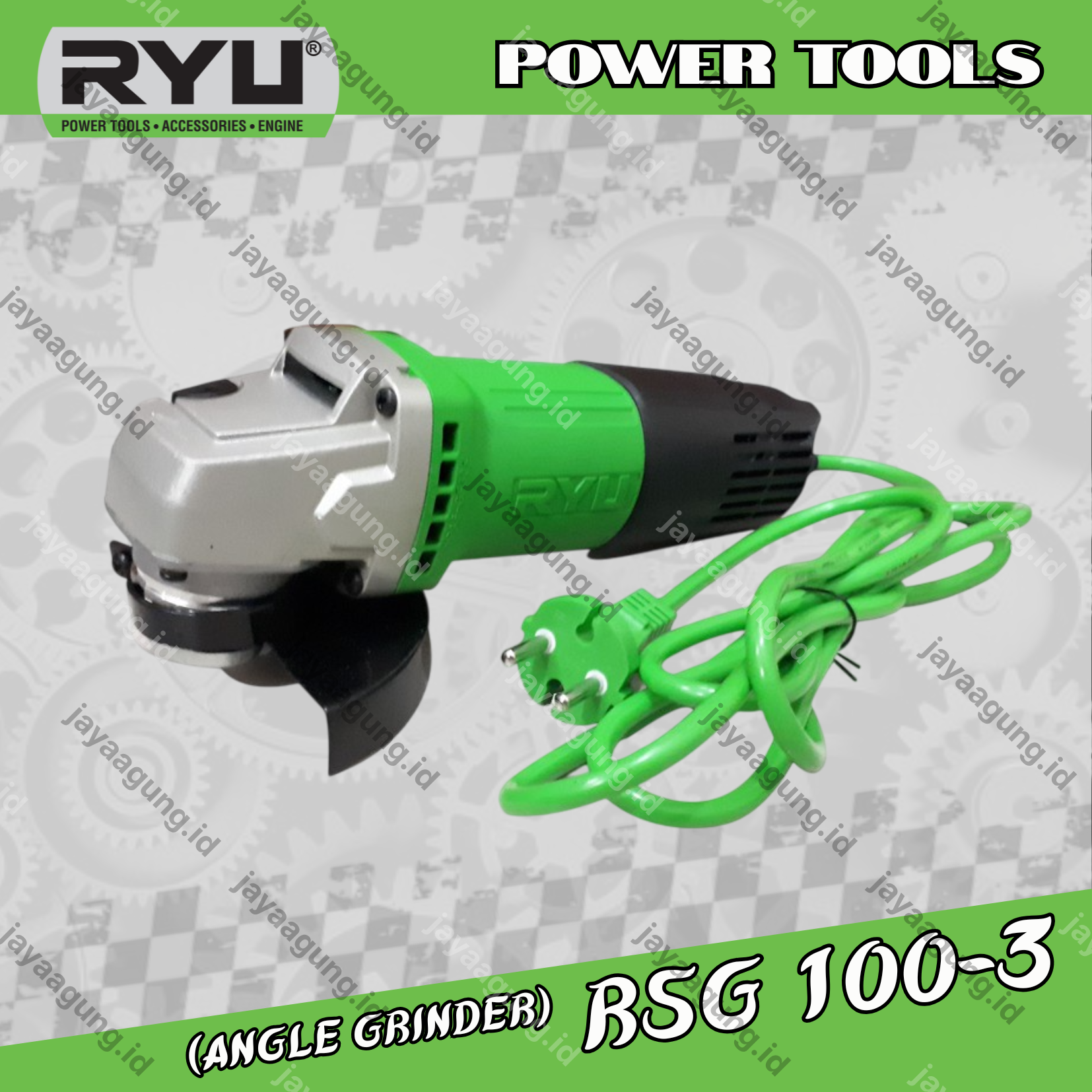 GERINDA RYU 4" RSG 100-3-PR05 W/ACCESSORIES