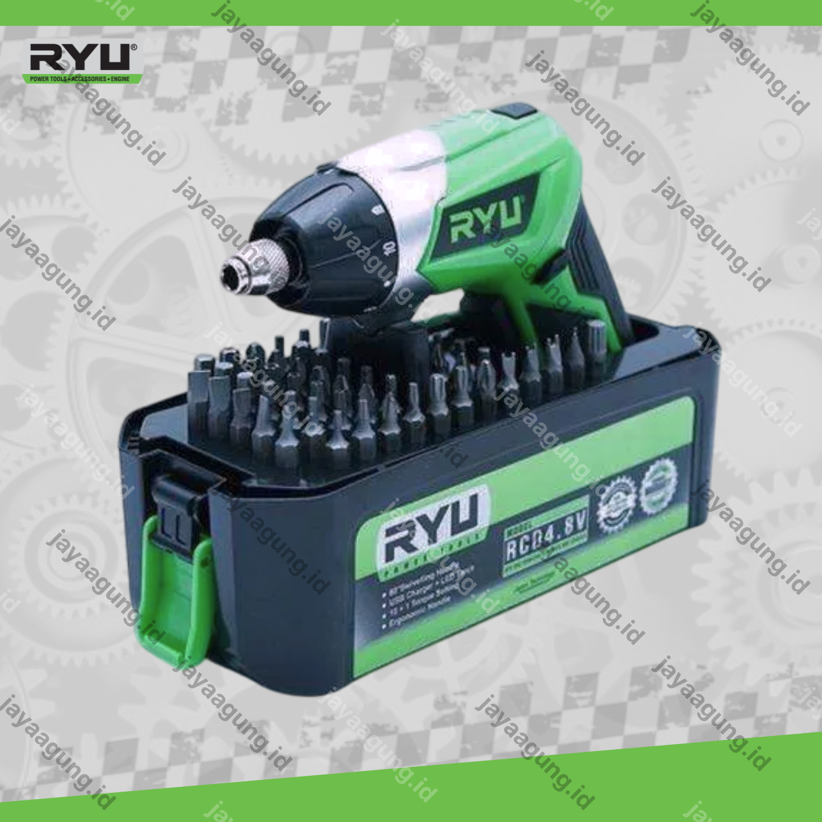 Gambar C.LESS DRILL RYU RCD 4.8V (USB CHARGER) ke-2