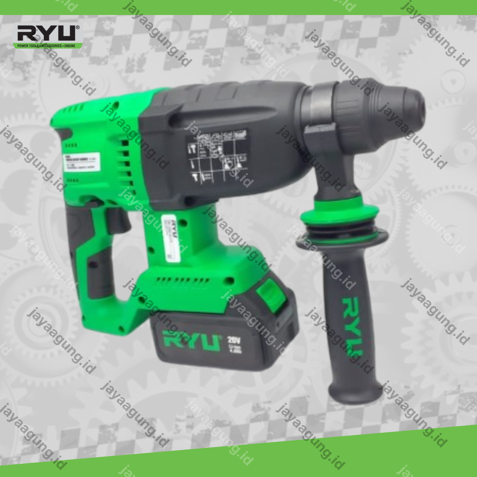 Gambar C.LESS ROTARY HAMMER RYU RCRH26 ke-2